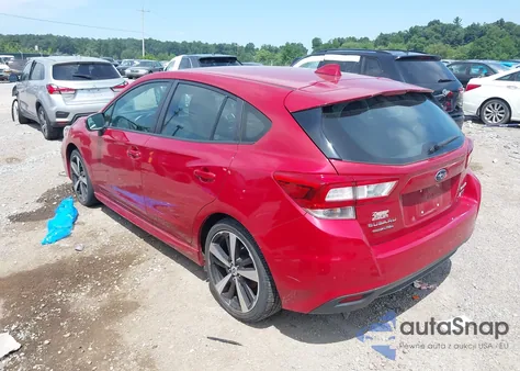 2018 Subaru Impreza 2.0I Sport из США, поврежденный, VIN 4S3GTAM68J3734590